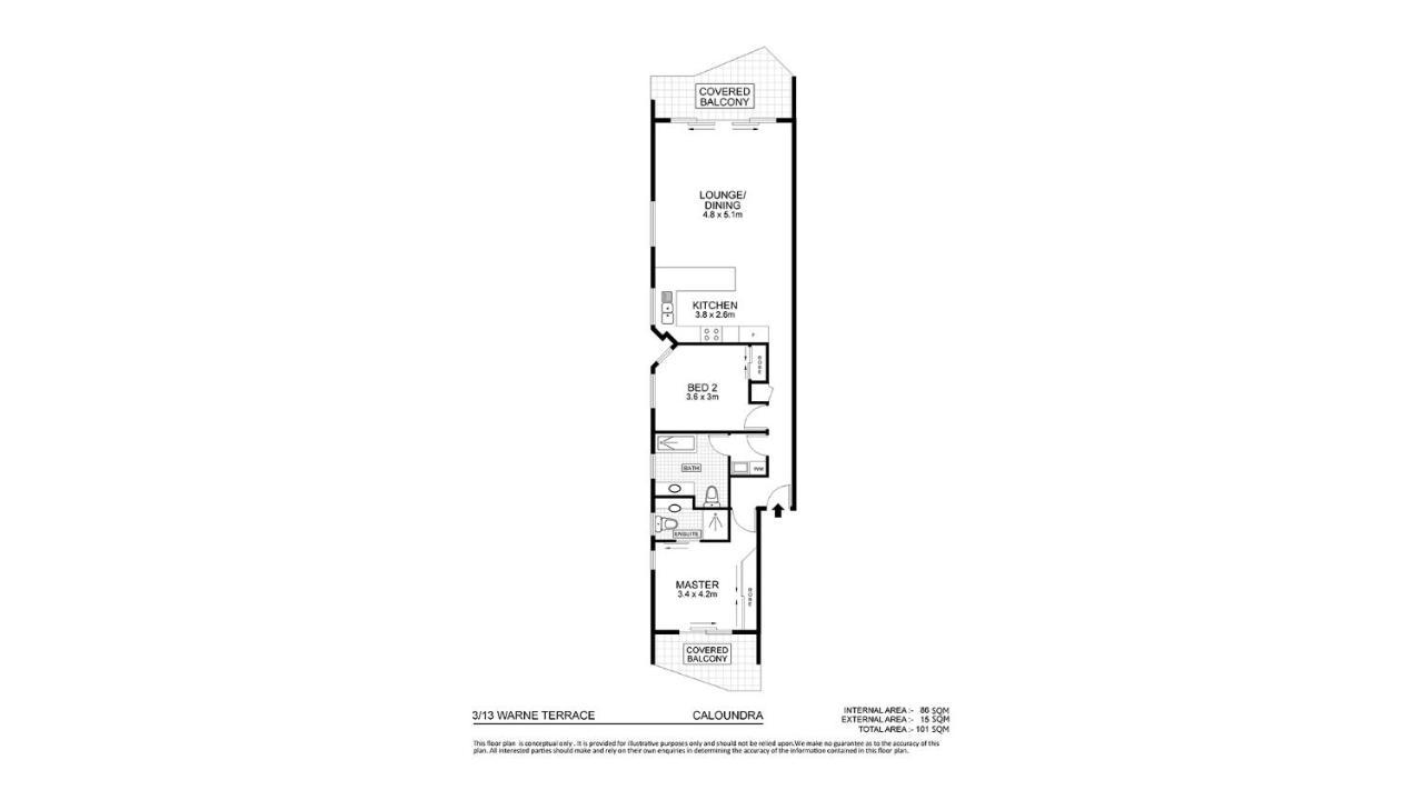 Apartment Sanctuary Shores 2 Bedroom Caloundra