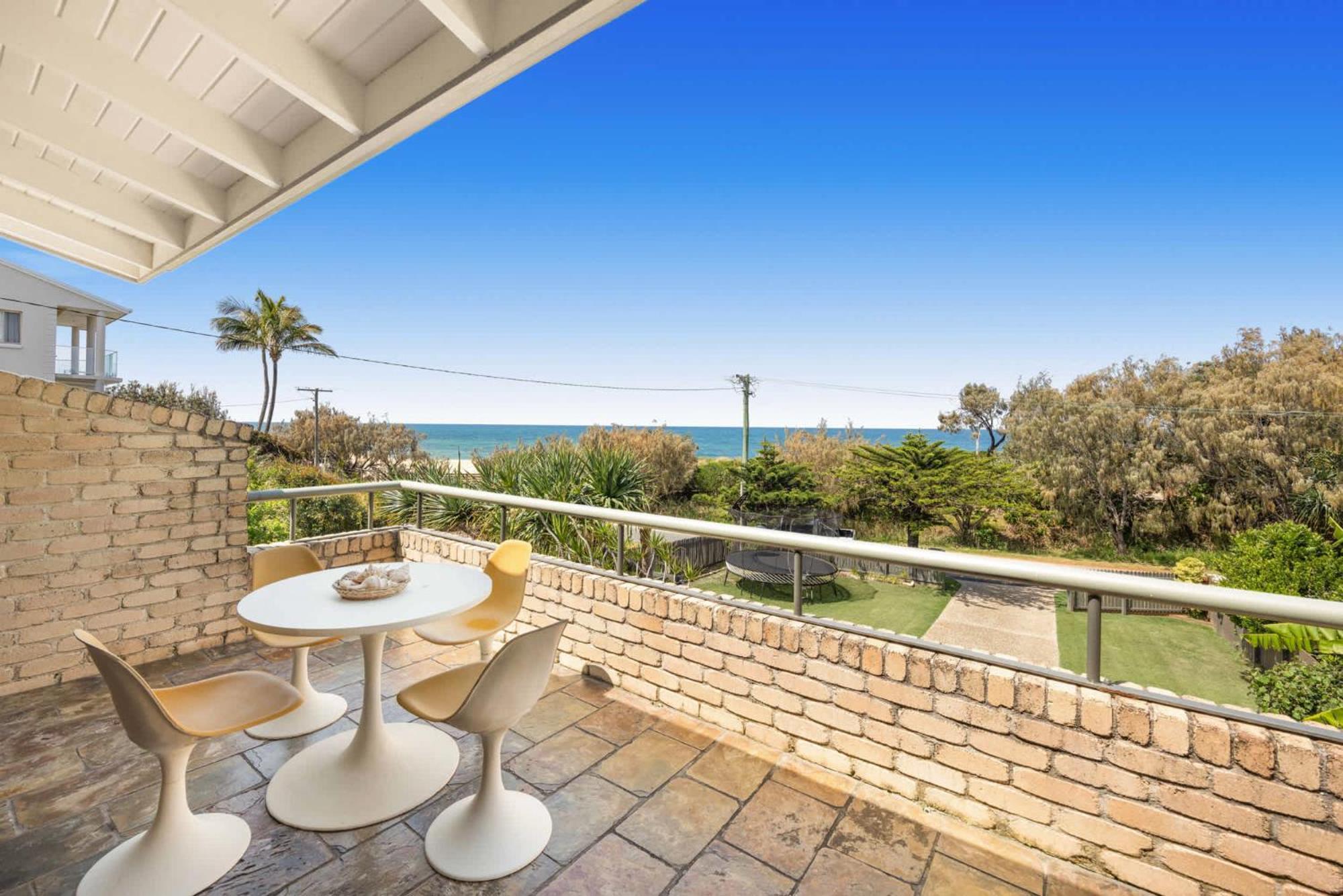 Retro House In Front Of Ocean Caloundra
